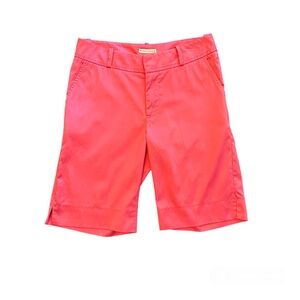 Fairway & Greene women’s pink sateen golf Bermuda shorts size 8